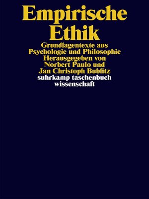 cover image of Empirische Ethik